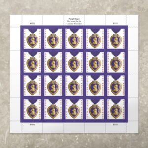 Purple Heart Medal Stamps