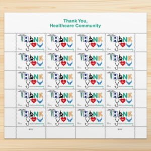 Thank You, Healthcare Community Stamps